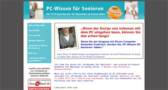 Desktop Screenshot of beratung.pc-wissen-senioren.de