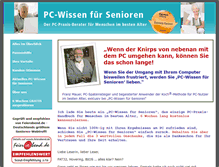 Tablet Screenshot of beratung.pc-wissen-senioren.de